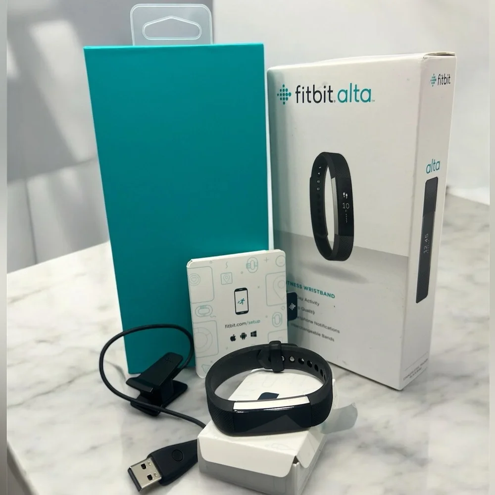 Fitbit Alta Black Fitness Wristband For Repair